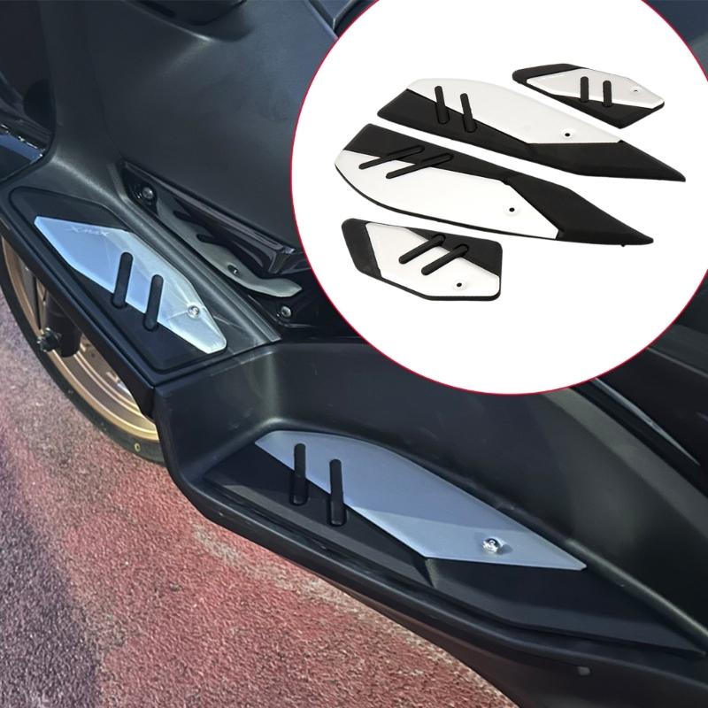 Quick Install Antislip Footrest Covers Aluminum Rubber Motorcycle Accessories Full Protection for Long Rides