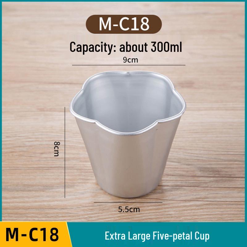 Forma na mini šifonový dort s karamelovým želé pudinkem - hliníková slitina, malá až střední velikost, forma na vaječný koláč a dezertní košíčky