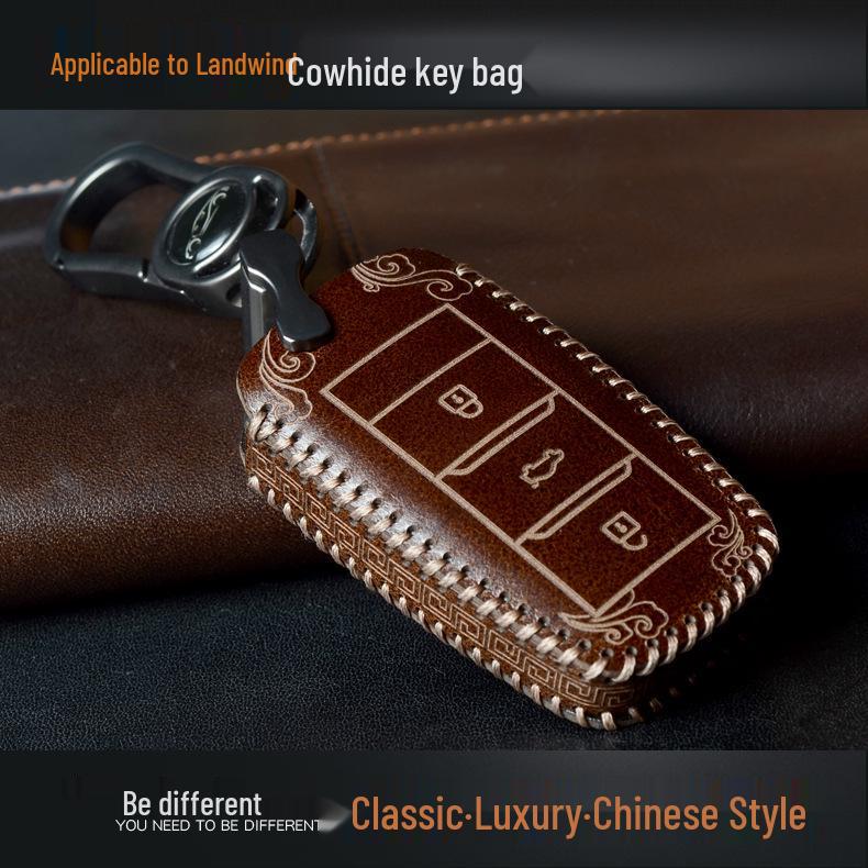 Jiangling Landwind X2 & 2017 E400 Smart Key Fob Protective Cover for Men