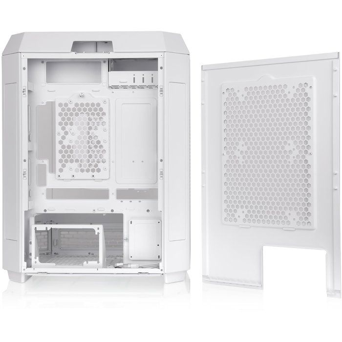 Boîtier PC sans alimentation - THERMALTAKE - The TOWER 600 Snow - Moyen tour - Format ATX - 2x140mm inclus - Blanc