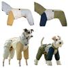 Pet Outdoor Cold Proof Clothing With Cotton Dog Jacket For Autumn Winter Four Leg Protection Suit Dog Detachable Hat Clothes