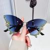 Luxus Diamant Schmetterling Sonnenbrille Damen Marke Y2K Vintage Randlos Übergroß Sonnenbrille Damen Brillen