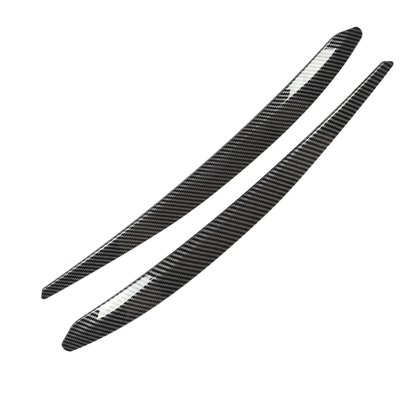 

1 Pair Headlight Eyebrow Left Right Rust Proof Car Eyelids Stickers Decoration Replacement For B8 2016 to 2018
