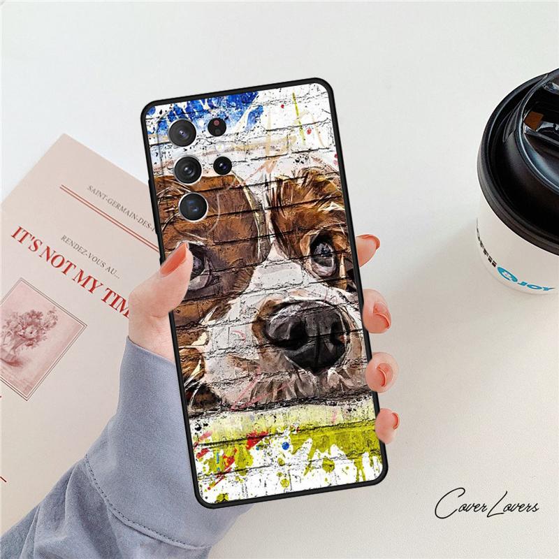 Cavalier King Charles Spaniel Phone Case For Samsung Galaxy S24 S25 S23 S22 Ultra Note 10 20 Plus S20 S21 FE Cover