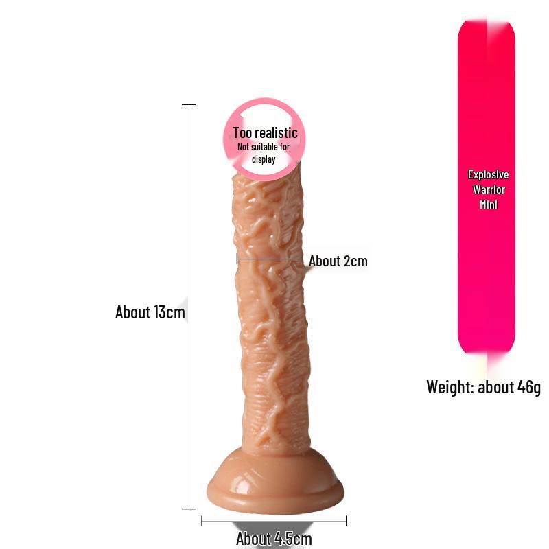 Long-Lasting Soft Flesh Dildo - Big Super Stud Adult Toy for Women