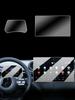 For BYD Dolphin 2023-25 12.8 Inch Navigation and 5 Inch Instrument Screen Protector HD Tempered Protective Glass Protector Film