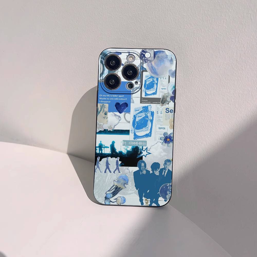Wave To Earth Phone Case Black Silicone Matte Phone Case For Iphone 17 Air 16 15 14 13 12 11 Pro Max TPU Soft Case