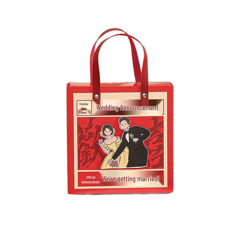 Guochao Wedding Engagement Candy Bags – Chinese Souvenir Handbags & Gift Boxes