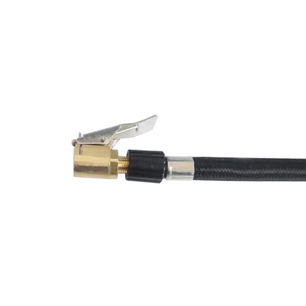Portable Lock on Air Chuck Mini Air Compressor Tire Inflator Tyre Chuck Hose End 8mm Barb Connector for Auto Hose Repair
