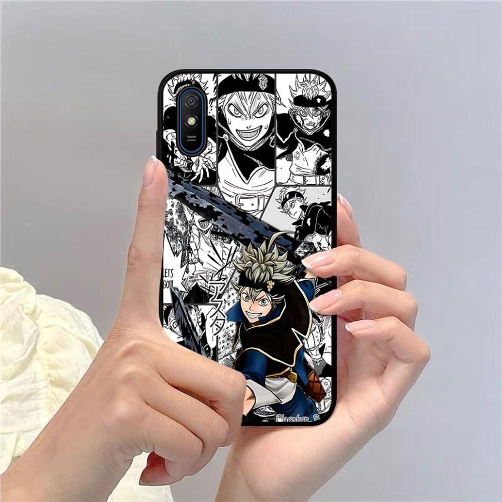 Black Clover Phone Case For Redmi 5 6 7 8 9 10 Plus Pro 6 7 8 9 A GO K20 K30 K40 Pro Plus F3 Fundas