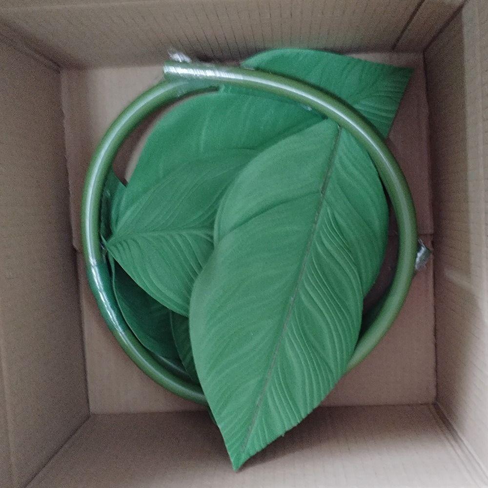 Symulacja Sztuczny Stojak na Kwiaty Maszt PVC Gigantyczne Kwiaty Maszt Nowe Zielone Liście Łodyga Kwiatowa