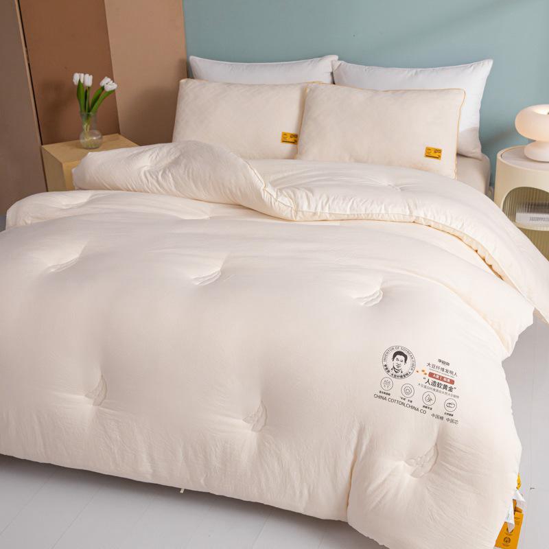 Class A Soybean Fiber Quilt - Winter, Spring/Autumn, Air Conditioning, Dormitory, Thickened Warmth, Mother and Child