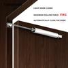 Anti-Pinch Pneumatic Door Closer Automatic Rebound Spring Return Device  Light Medium Wooden Doors