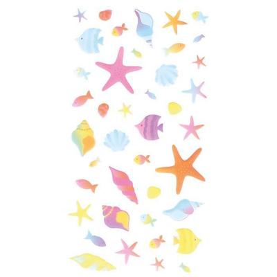 3D Puffies Mermaids and Shells Stickers