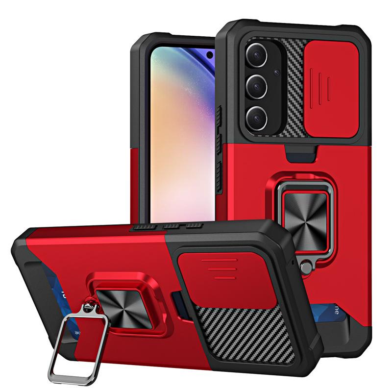 Samsung S26 Ultra Case: S25FE Card Slot, S24 Ring Holder, S23 Drop-Proof Cover