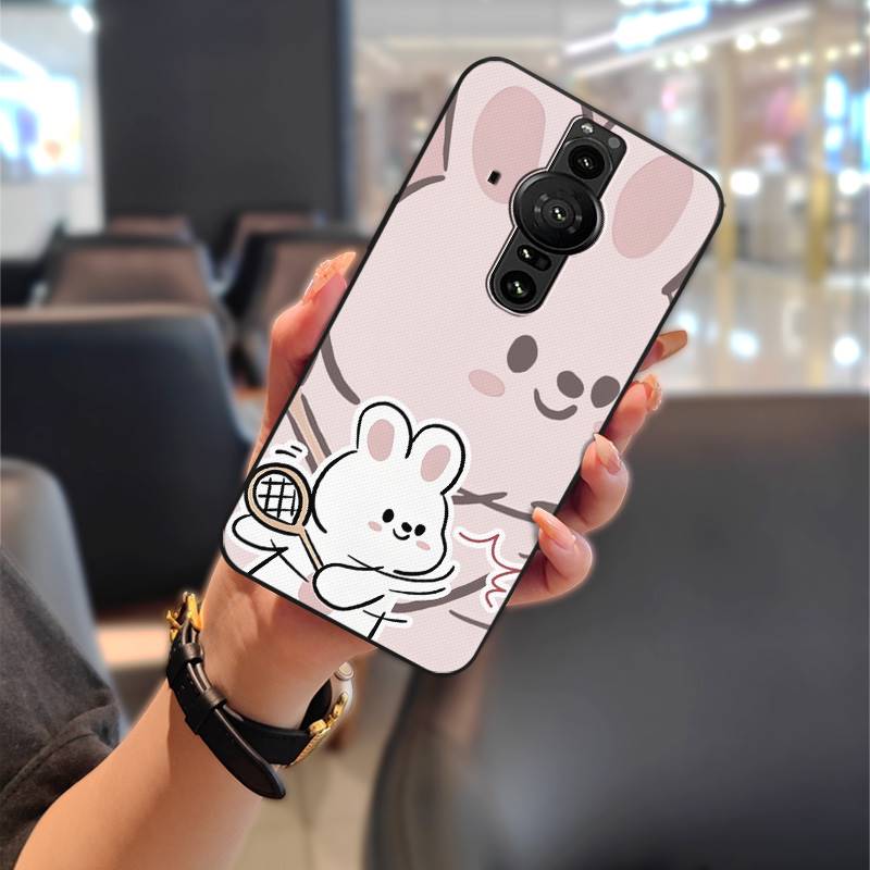 Phone Pouch Silicone Phone Case For Sony Xperia Pro-I Graffiti Full Wrap Anti-dust Protective Soft Case Cute Waterproof