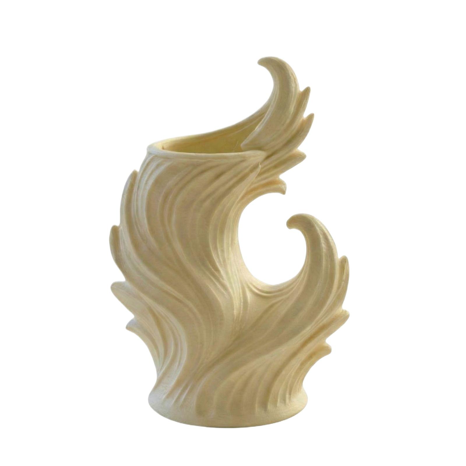 

3D Printed Art Vases Are A Great Choice For Gifts And Flower Arrangements. One Size білий