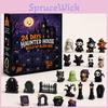 Halloweenowy Kalendarz Odliczania Niespodzianka Akrylowa Dekoracja z Duchem na Świąteczny Wystrój Domu