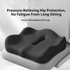 Ergonomic Memory Foam Seat Cushion Orthopedic Coccyx Tailbone Support Pillow Office Chair Driving Sciatica Back Pain Relief Pad