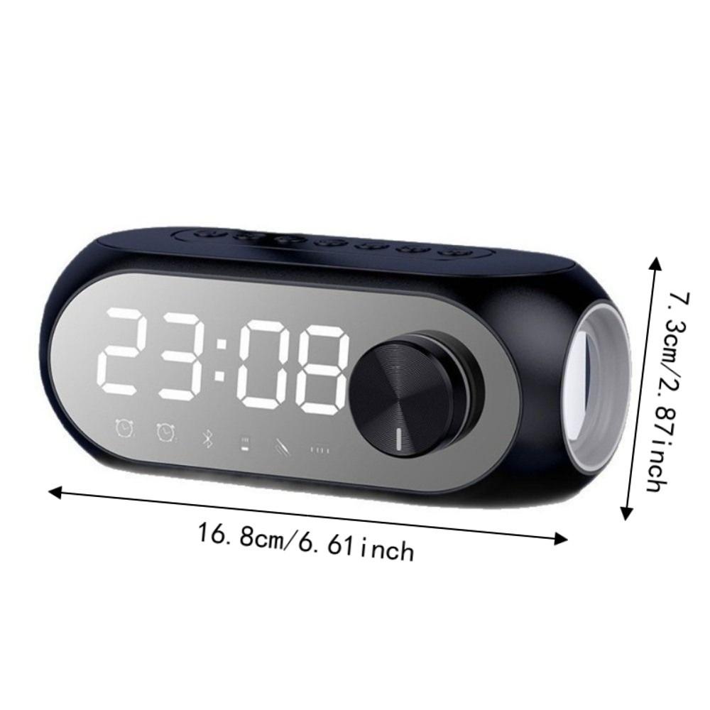 Wireless Radio FM Music Player Rechargeable Heavy Subwoofer BT Speaker Car Alarm Clock Car Use