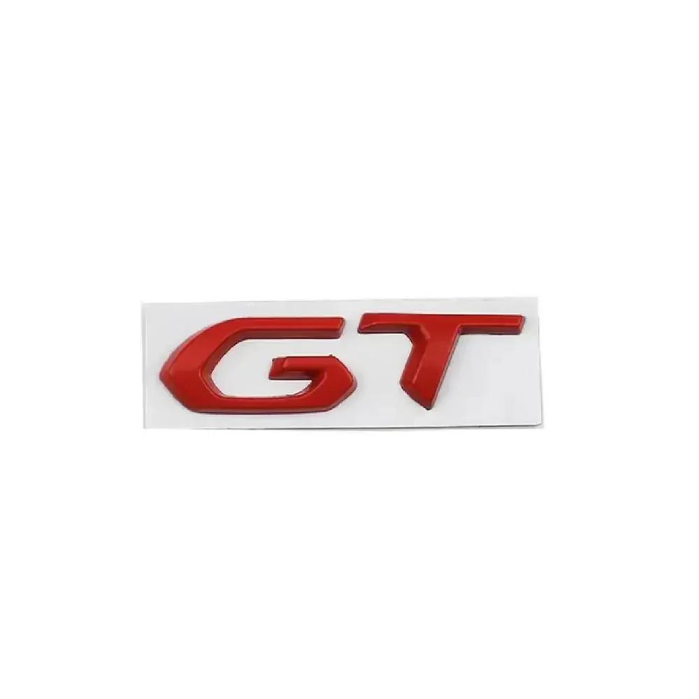 Suitable for Kia GT Car 3D Metal Letter Logo Badge Decal Sticker Car Car Trunk Letter Badge Styling Sticker
