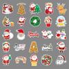 50pcs Christmas Stickers, Waterproof, Self Adhesive, for Water Bottles, Ipad, Skateboard, Luggage, Phone