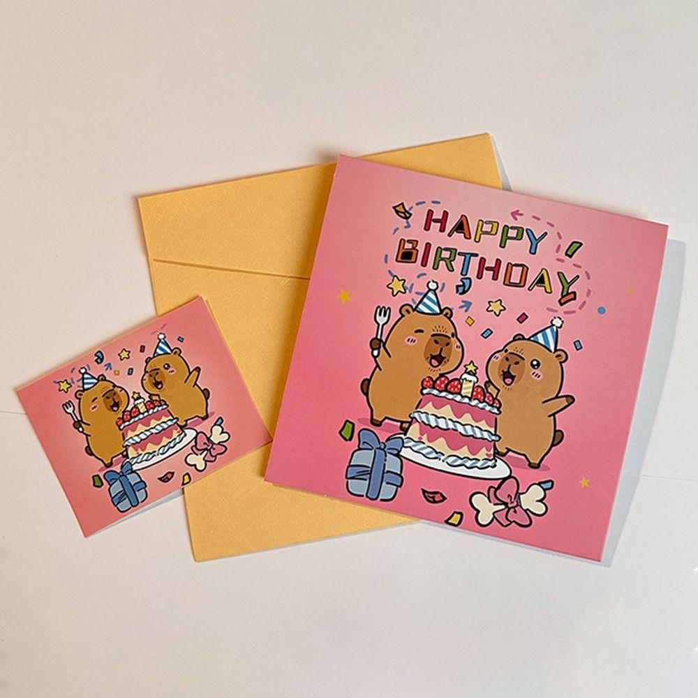 Light Feature 3D Light Music Card Happy Birthday Musical Greeting Card  Blessing Occasion