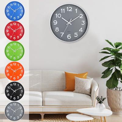 12palcové nástěnné hodiny Vysoce přesné nástěnné hodiny na baterie Snadno čitelné tiché, netikající křemenné hodiny Nástěnná umělecká dekorace