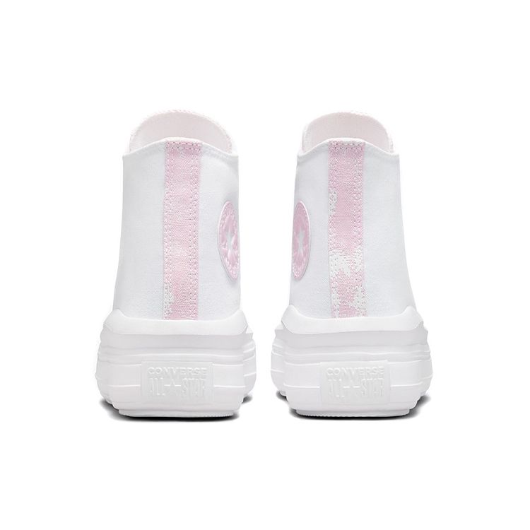 Converse Pantofi de damă Chuck Taylor All Star Move High Hybrid Floral - Alb roz spumă 571577C