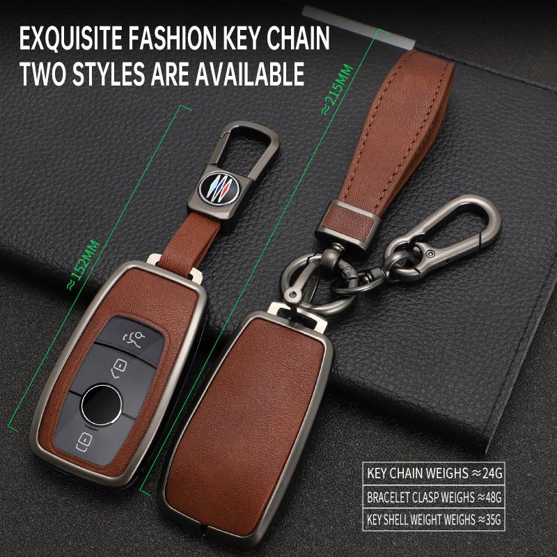 Car Key Case Cover for Mercedes Benz A C E S G Class GLC CLE CLA W177 W205 W213 W222 X167 AMG Protector Keychain Accessories