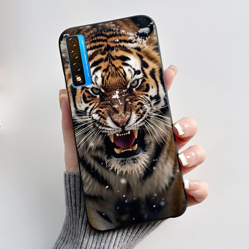 Casing For TCL 20 20S 20 Pro 5G 20L Plus 20L+ Case Luxury Dragon Cute Cool Boys Girls Black Soft Silicone Phone Case Back Cover