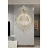 Led Crystal Glass Tiktok 60 Cm Gold, Modern Decorative Pendulum Metal Wall Clock