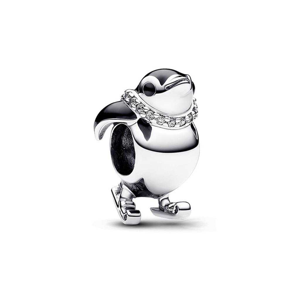 New Collection Series Cute Elephant Bear Penguin And Bunny Charm Bead Fit Original Bracelet DIY Accessories Gift For Women
