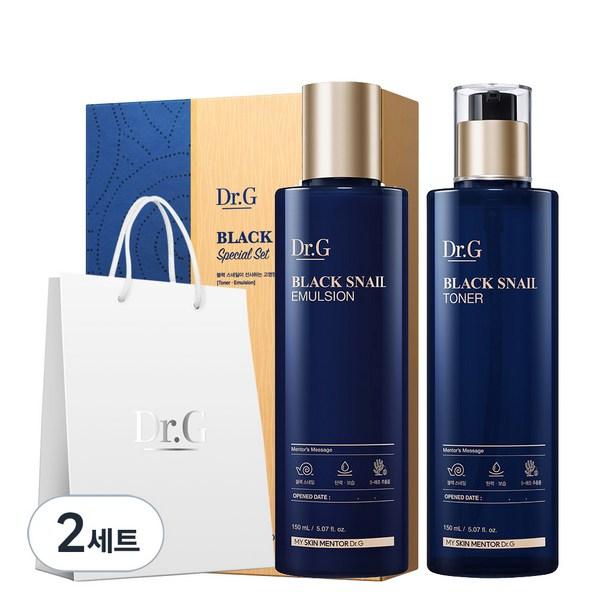 

Доктор. G Black Snail Тоник 150мл + Эмульсия 150мл специальный подарочный набор, 2 комплекта