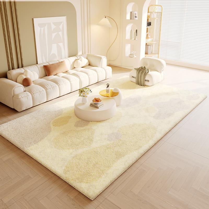 VIKAMA Cream Wind Carpet Living Room 2025 New Sofa Coffee Table Blanket Household Winter Thickened Anti-Slip And Dirt Floor Mat