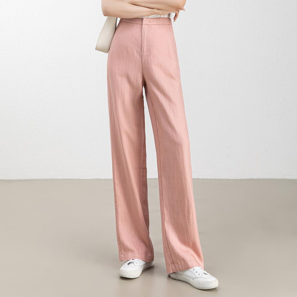 Wide Leg Pants Women's New Summer Thin Style Dragging and Lazy Casual Pants