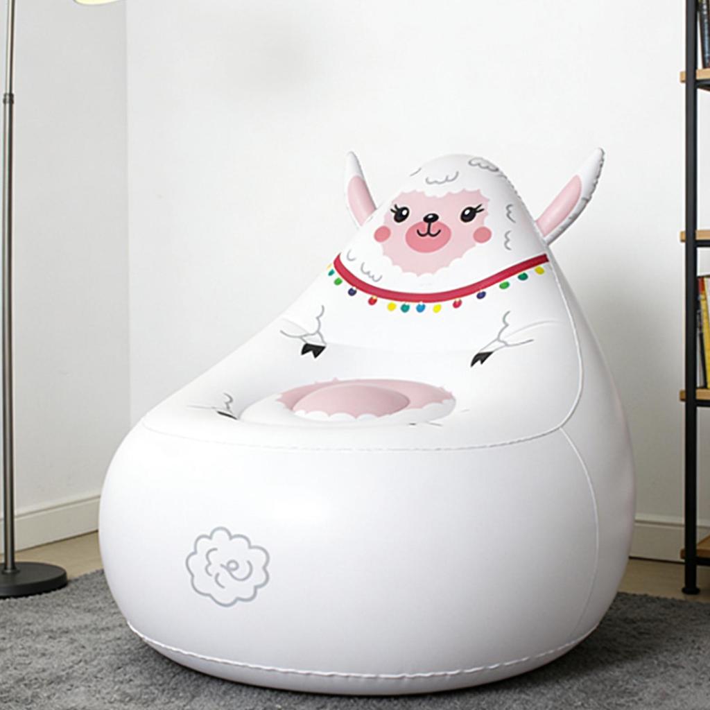 Inflatable Chair Portable Animal Shape Seat Patio Sofa For Kids Camping Patio Beach Travel Indoor Backyard Garden