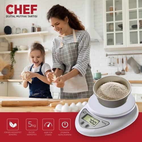 Smart Kitchen Scale - White