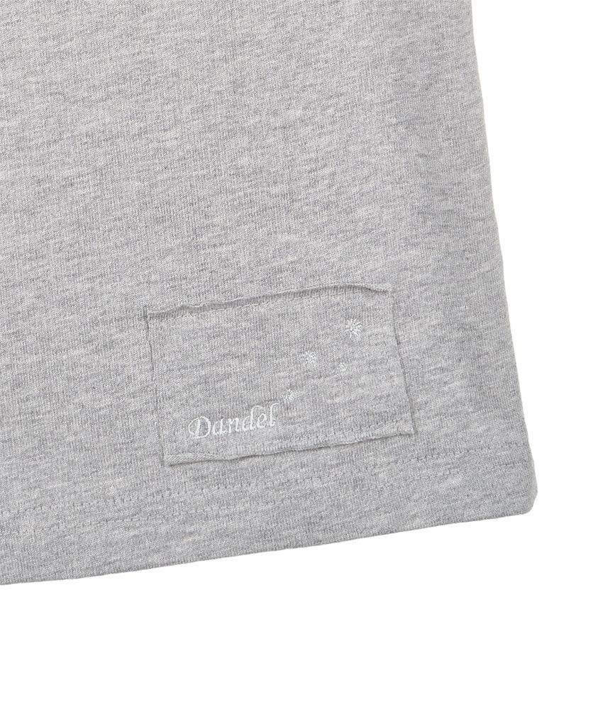 Dandel Dd Check Inset Symbol Tee (Grey)