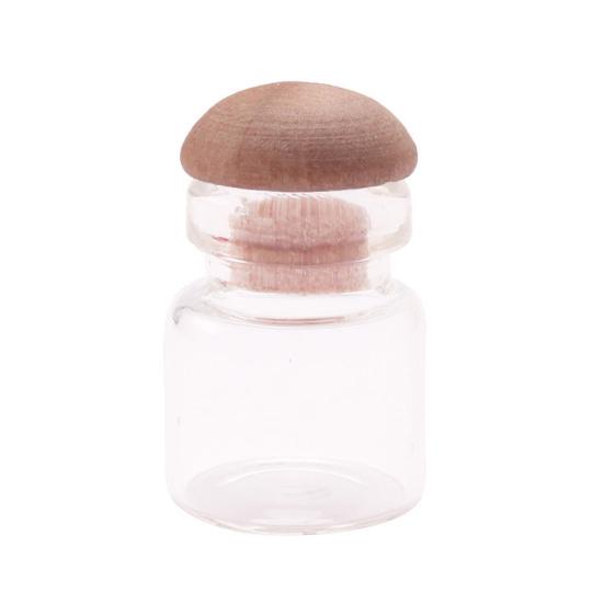 1:12 hilfreiche, verformungssichere, dekorative Miniatur-Szenen-Ornamente aus Borosilikatglas, Mini-Vorratsglas-Modell, Kinderbedarf