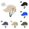 Summer Sun Protection Baseball Cap With Adjustable Chin Strap For Outdoor Cycling And Surfing