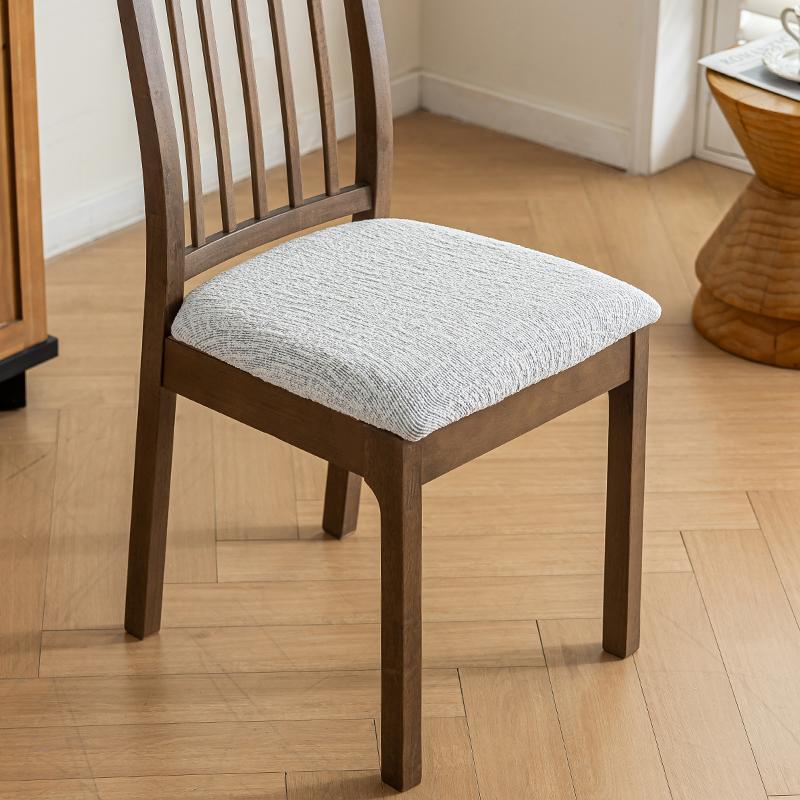 1/2/4/6PCS Elastic Jacquard Chair Cover Thicken Chenille Fabric Dust-proof Durable Dining Table Chair Protector Home Hotel Decor