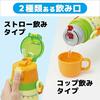 Skater 2WAY Straw with Cup Stainless Steel Kids Water Bottle 350ml The Very Hungry Caterpillar SKCP3-A