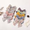Elegant Floral Cotton Kids Bows Spring Butterfly Hair Clip Print Barrette For Women Girls Sweet Hairpin Accessories