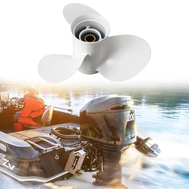 High Thrust Boats Propeller Marine Propeller Enhances Efficiency Outboard Propeller Replaces 663-45947-02-EL for 40-60HP