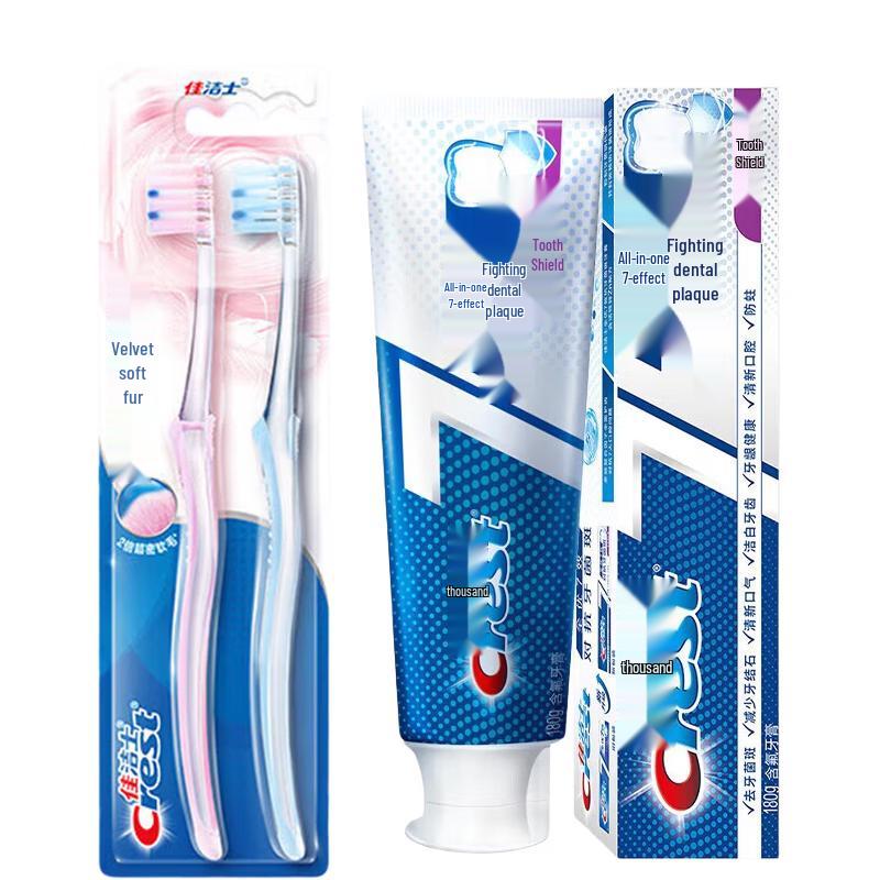 

Crest Velvet Gum Care Toothbrush & Anti-Plaque Toothpaste Set