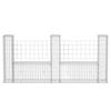 U Shaped Gabion Basket Steel 240 * 20 * 100 Cm