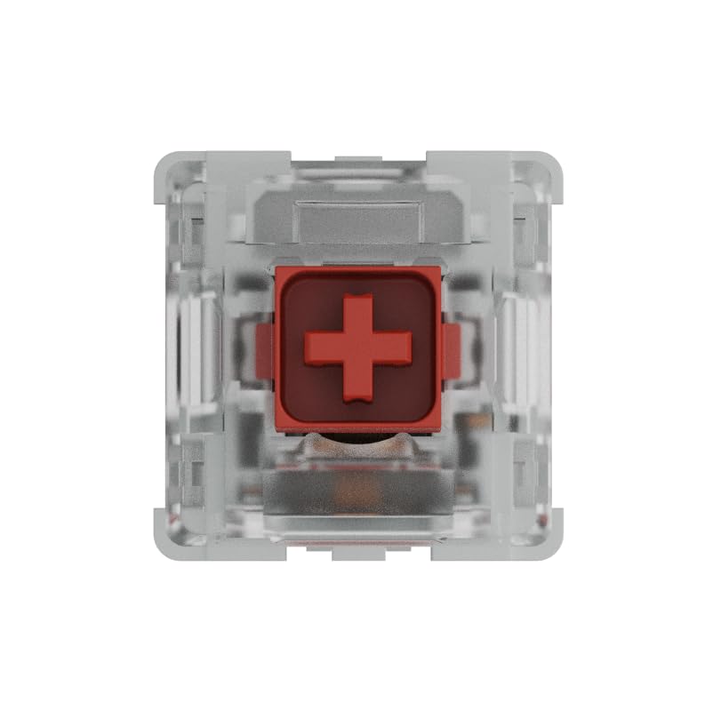 Interruptor de teclado mecánico Kailh Red Glorious KB714 (120 piezas) KAI-ROJO