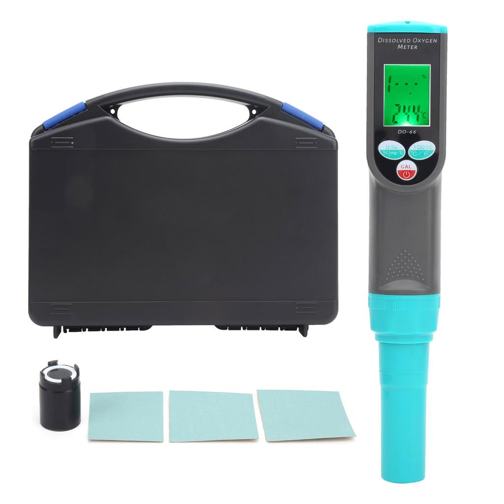 DO66 Dissolved Oxygen Meter Portable Digital DO Tester Analyzer for Aquaculture Aquarium