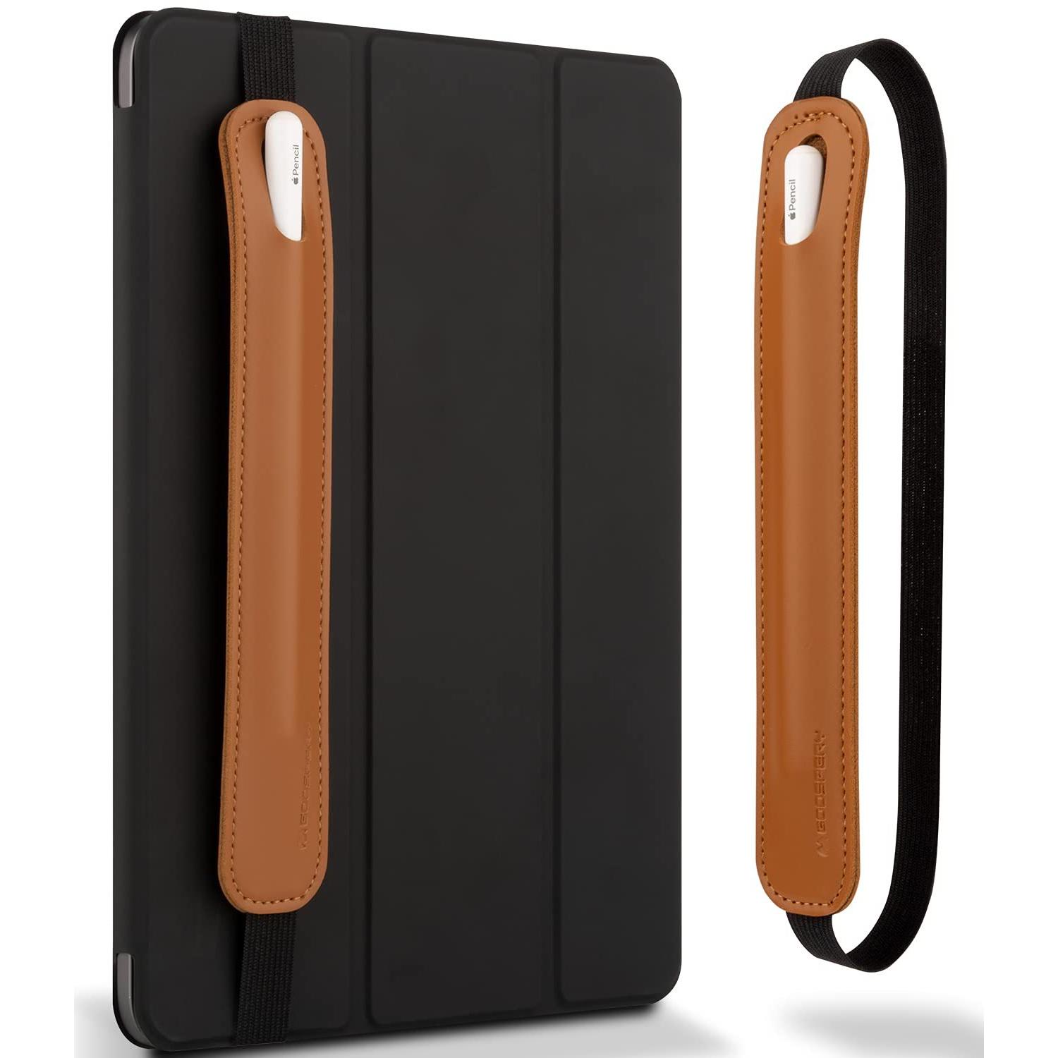 

Стилус, держатель для карандашей, чехол для карандаша, клейкий чехол для планшета, сенсорная ручка, сумка, пенал для карандашей коричневый